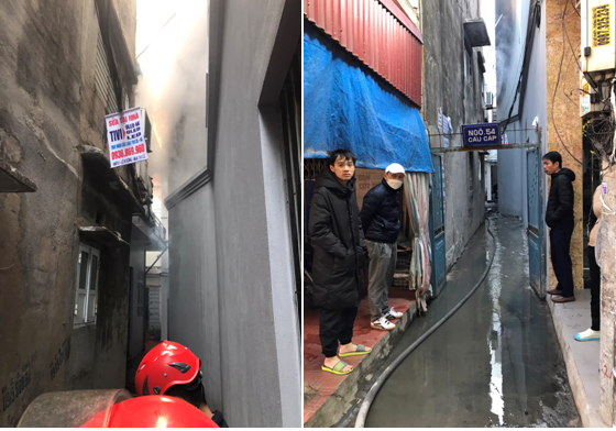 Thông tin về vụ cháy nhà dân ở phường Lam Sơn, quận Lê Chân